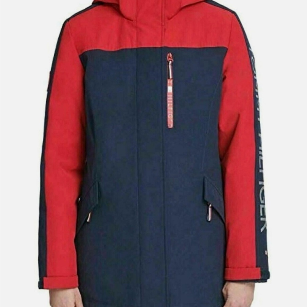 Red and Navy Tommy Hilfiger Jacket